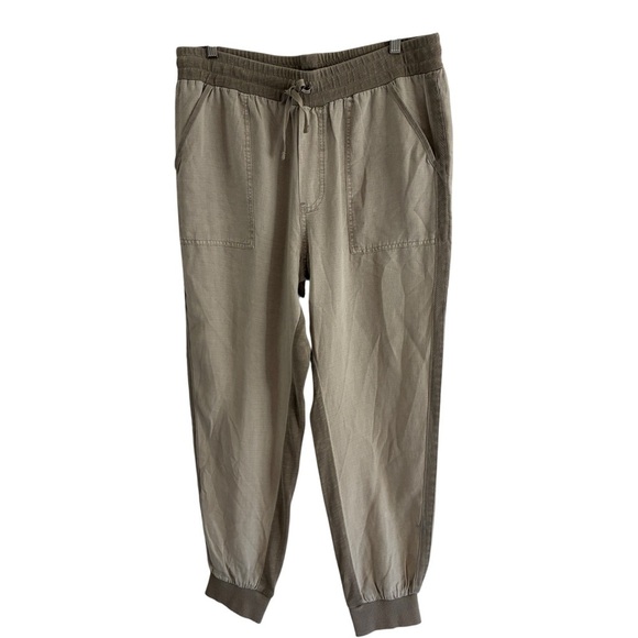 Splendid Lakeside Linen Blend Jogger In The Color Fawn Tan Beige Size XL - Picture 4 of 12